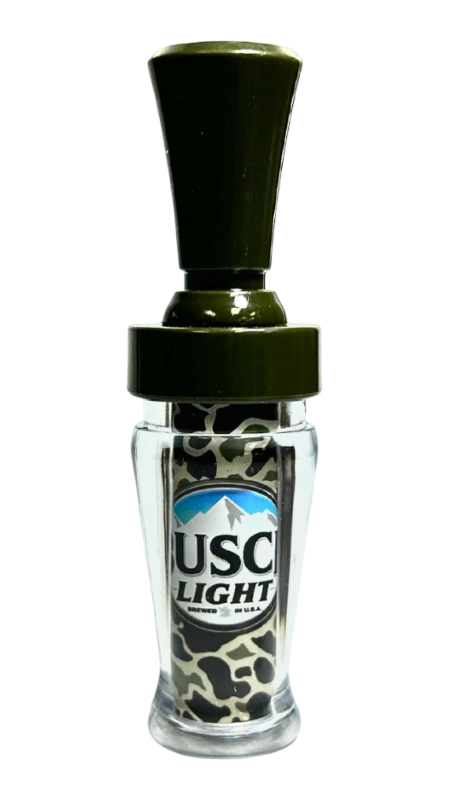 Busch Light New OS Camo Wood Duck Call - Slammer Series