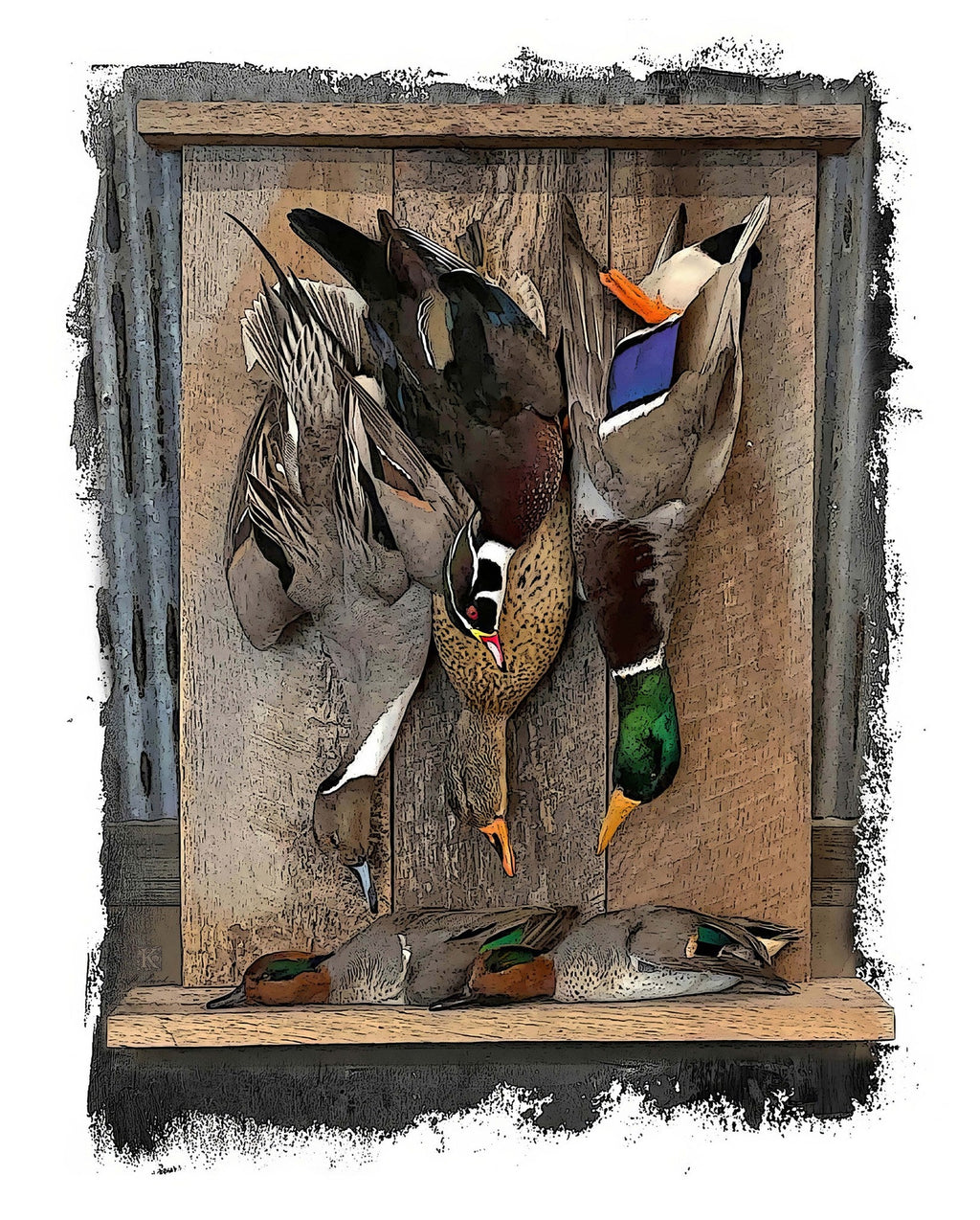 Kenneth Laird Collection Dead Mount  Duck Call - Slammer Series
